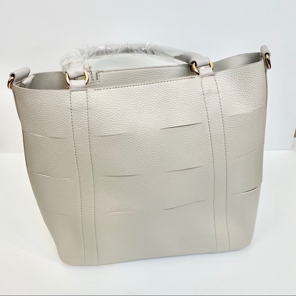 Women’s Grey Faux Leather Bag - Picture 2 of 8